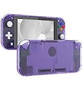eXtremeRate Transparent Clear DIY Replacement Shell for Nintendo Switch Lite, NSL Handheld Contro...