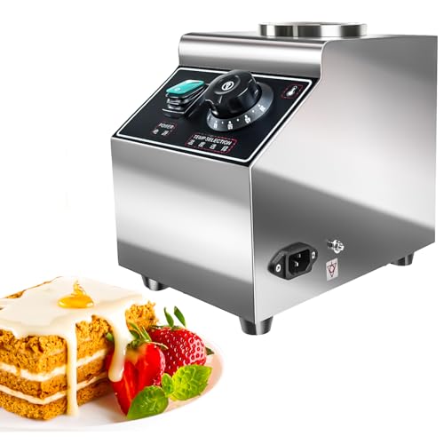 0.68 Qt Cheese Sauce Dispenser Hot Fudge Bottle Warmer Cheese Sauce Warmer Dispenser Hot Chocolate Warmer and Dispenser with Bottles