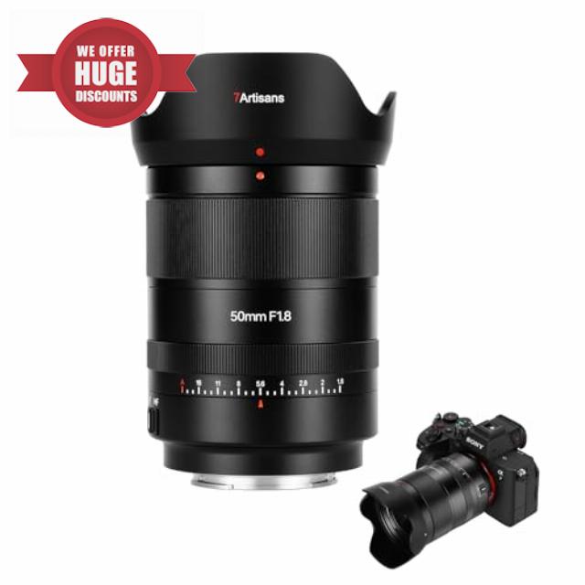 7artisans AF50mm F1.8 Auto Focus Camera Lens Compatible with Sony E Mount Cameras