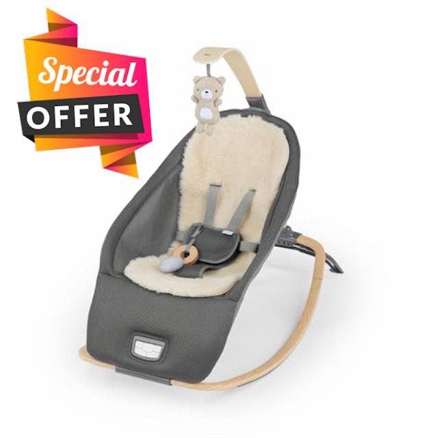 Ingenuity Every Season 2-in-1 Baby Rocker & Seat - Cooling and Warming Fabrics