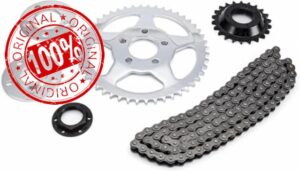 MoKitDora Sportster XL Belt to Chain Drive Transmission Sprocket Conversion Kit for 2000-up Harley Sportster XL 883 1200 Models