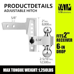 6-Inch Drop/Rise