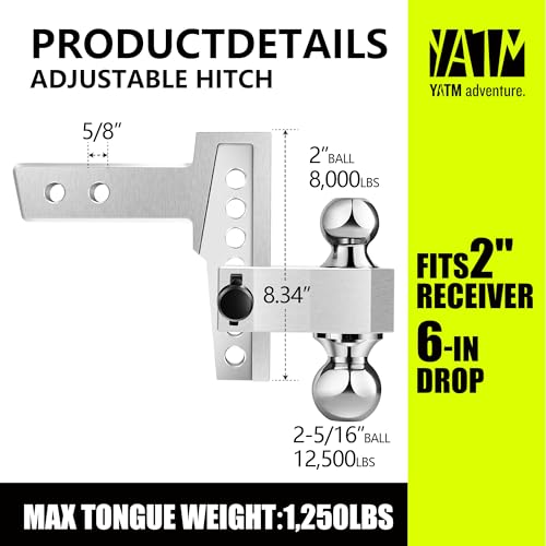 6-Inch Drop/Rise