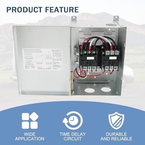 Rated 240VAC 50A 70A Neutral - Applied to RV