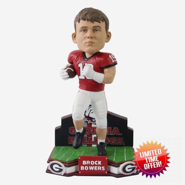 Brock Bowers Georgia Bulldogs Football Student Athlete Bobblehead NCAA College