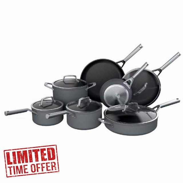 Ninja C39700CO Foodi NeverStick Premium 12-Piece Cookware Set - Unmatched Durability and Performance