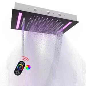 Rainfall Spray Waterfall 3 Functions Can Run Together Shower Water Filter
