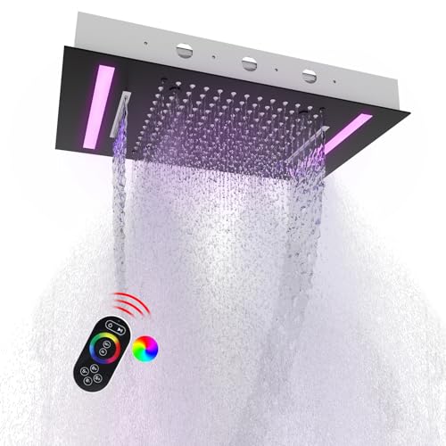 Rainfall Spray Waterfall 3 Functions Can Run Together Shower Water Filter