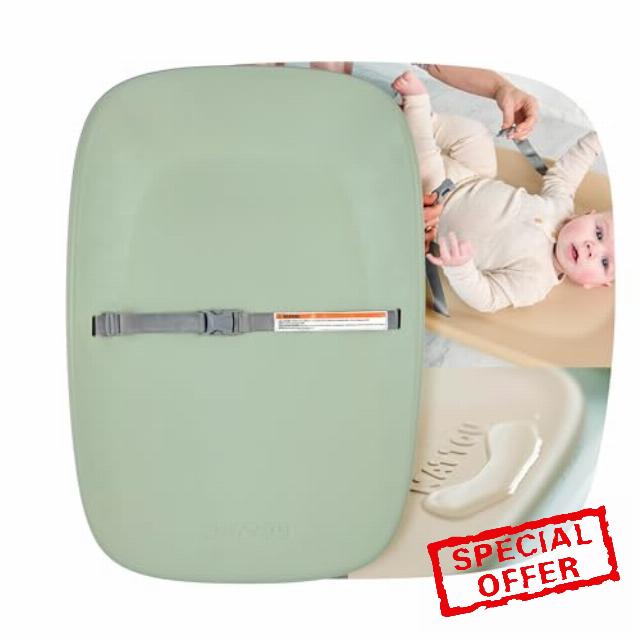 Nattou Softy Changing Pad - Wipeable Baby Changing Mat- Durable