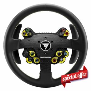 Thrustmaster EVO Racing 32R Leather Leather-Wrapped Wheel Rim and Detachable Hub (Compatible with Xbox