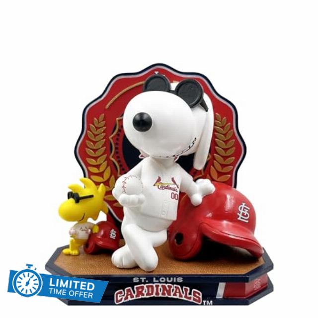 Snoopy & Woodstock St. Louis Cardinals 2023 Peanuts Joe Cool Dual Bobblehead