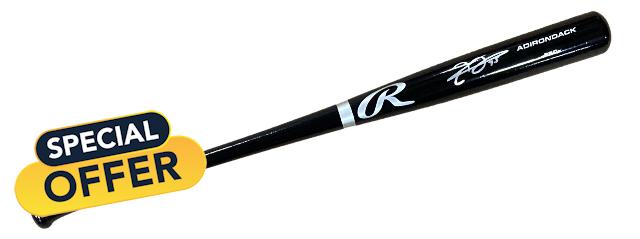 Frank Thomas Chicago Signed Black Pro Baseball Bat BAS ITP
