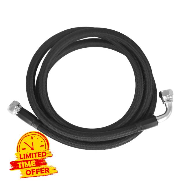 Heavy Duty Hose Transmission Cooler Lines Kit Compatible with 1996-2002 D-odge Ram 2500 3500 5.9L 47RE