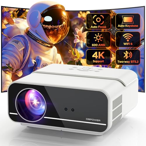 600ANSI FHD Native 1080P Outdoor Movie Projector with 4P4D/PPT/Zoom
