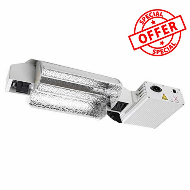 iPower 1000W Double Ended Grow Light System Kits with Adjustable Reflector and Digital Dimmable Ballast