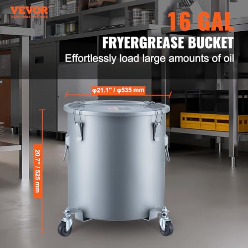 16 Gal Oil Disposal Caddy with Caster Base
