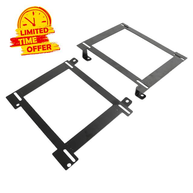 2×Low Mount Racing Bucket Seat Bracket Adapter For Chevy Firebird Camaro 93-2002