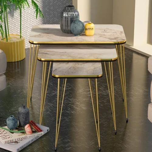 Stackable Wooden End Tables for Living Room Couch
