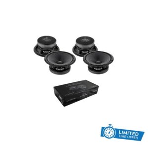 2X Pair of Apocalypse AP-M61SE 6.5" 1040 W 4 Ohm Mid Range Speakers M61SE (Renewed)