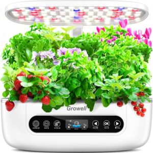 Growell Smart Herb Garden with 96 38W LED Grow Lights