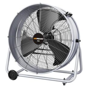 300W High Velocity 10200CFM Heavy Duty Powerful Metal Floor Fan