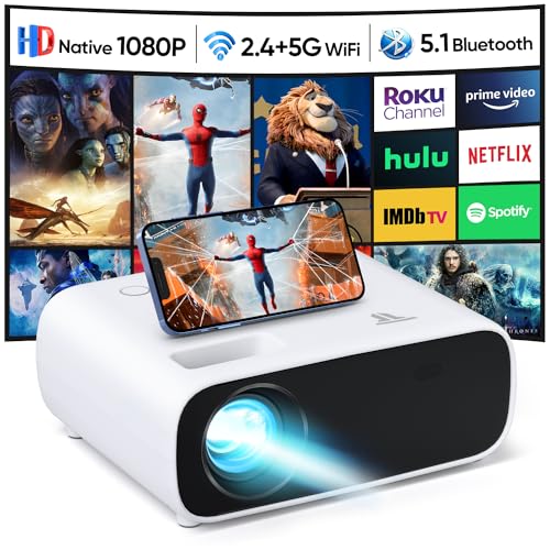 Projector with WiFi and Bluetooth