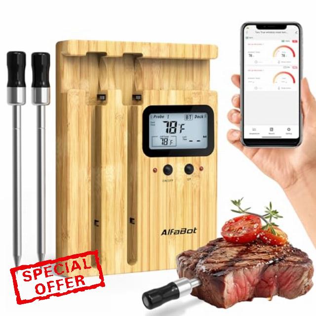 2-Probe Wireless Meat Thermometer