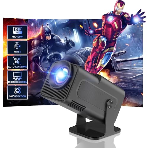 Natvie 1080P Smart Projrctor Built-in Android TV 11.0