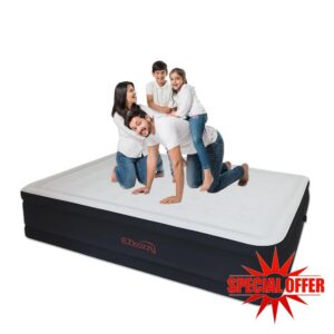 Queen Size Premium Air Mattress with Built-in Pump for Home