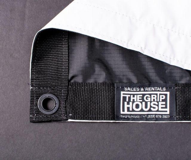 Bounce - Black and White Bounce - Dual-Sided Bounce Fabric - The Essential Lighting Solution for Film & TV Production (8x8)
