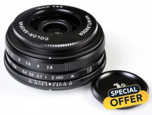 Voigtlander Fujifim X 18mm F2.8 Color-Skopar Black