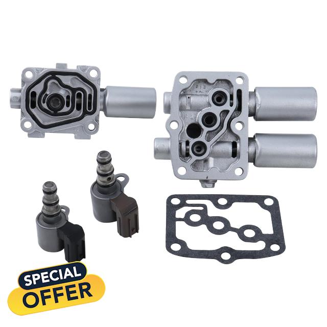 Transmission Solenoid Kit Fit For Accord Odyssey Pilot TL CL MDX 28250-P6H-024 28250-P7W-003 28400-P6H-013 28500-P6H-013 28600-RKE-004 28610-RKE-004