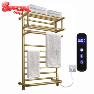 Towel Warmer with Top Shelf