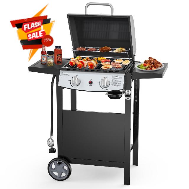 Joy Pebble 2 Burner BBQ Propane Gas Grill