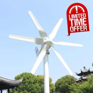 Low Noise 800w Wind Turbine Free Energy 12v 24v 48v Wind Generator Small Windmill MPPT Controller Homeuse Street Lamps Boat (48