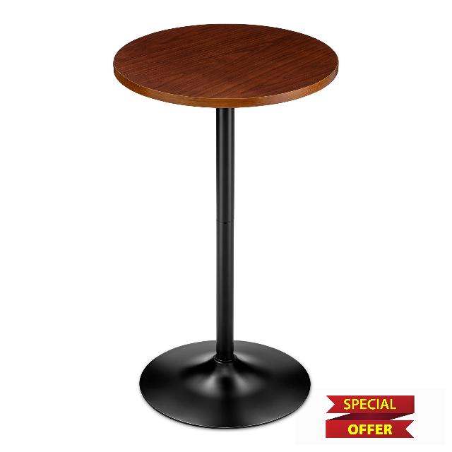 glitzhome 39.5" H Modern Round Pub Table