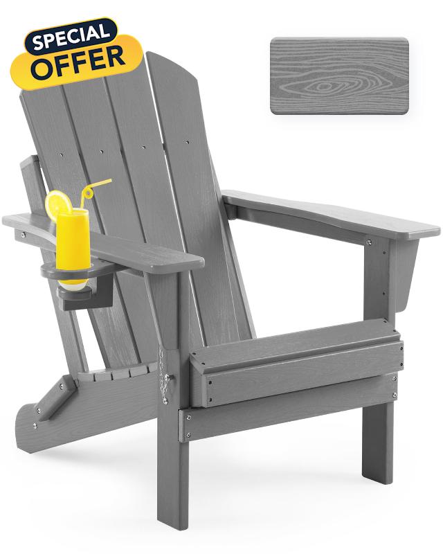 Folding Adirondack Chair Wood Texture