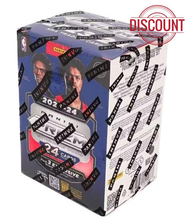 2023-24 Panini Prizm NBA Basketball Factory Sealed Hobby Blaster Box 6 Packs of 4 Cards