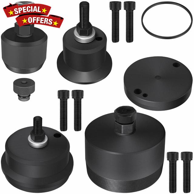 Front+Rear Crankshaft Seal Remover & Installer Tool Set for Ford 6.7L Powerstroke Diesel Super Duty 2011-2022 F250 F350 F450 F550 F650 F750 Replace 303-1510 303-1513 303-1514 303-1509 ST-138 ST-148