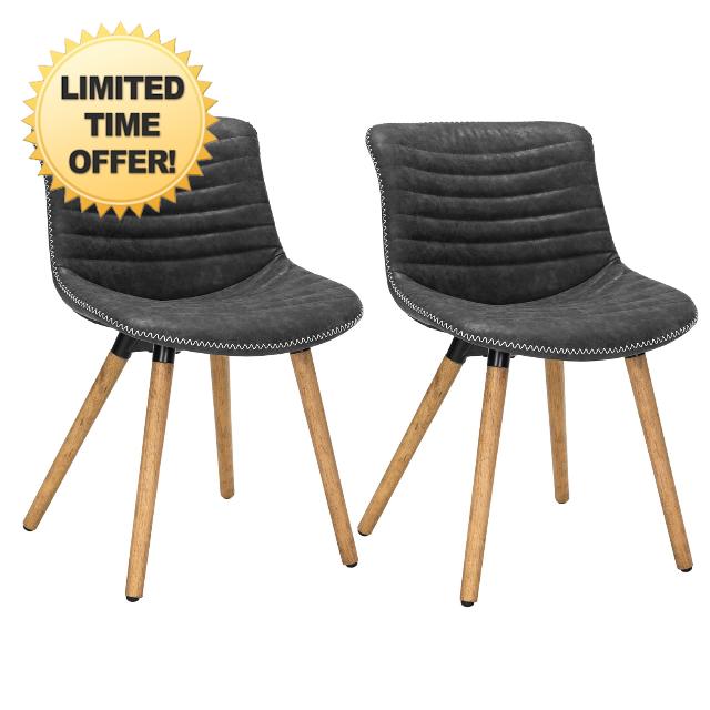 Side Chair Dining Chair Set of 2 with Solid Wood Legs for Kitchen Living Dining Room Bedroom Indoor Outdoor