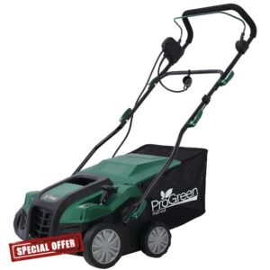 with Removable Collection Bag Electric Lawn Dethatche Garden Scarifier Electric Dethatcher Scarifier r for Home Garden 16 inches