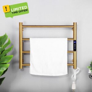 Heated Towel Rack Gold