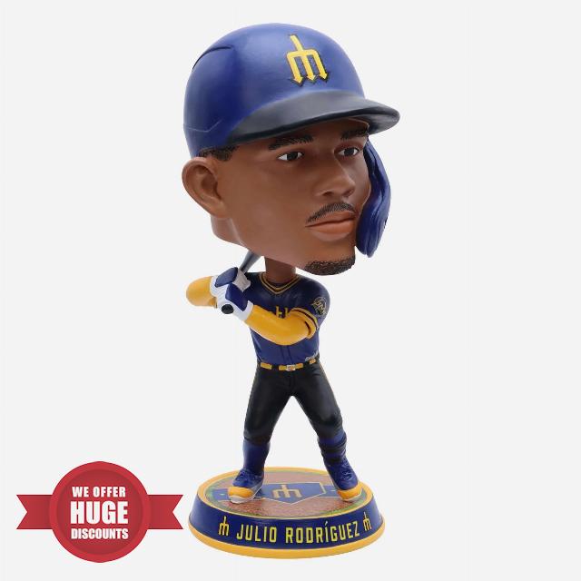 Julio Rodriguez Seattle Mariners 2023 City Connect Bobblehead MLB Baseball
