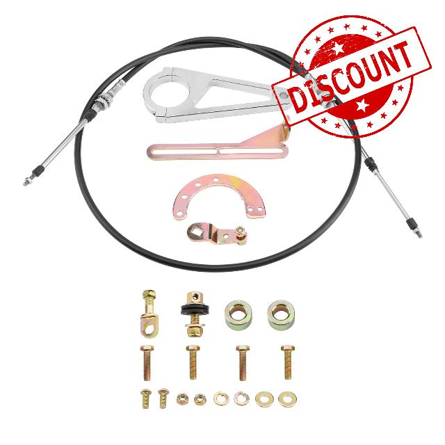 2" Aftermarket Column Adjustable Shift Linkage Kit Compatible with 1-1/2"
