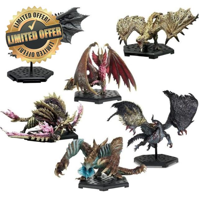 Monster Hunter Statue Figure Monsters Set of 6 Plus 25 vol.
