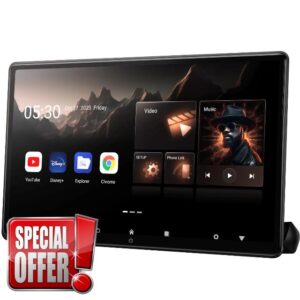 15.6 inch 4K Android 11 Portable Car TV Headrest Monitor Tablet for Cars Back seat