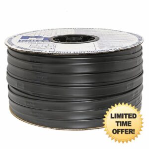 USA Made Drip Irrigation Tubing P1 5/8' Drip Tape 15 mil 12" Spacing 0.46 GPH 1000' Foot Roll Premium Quality (1000' Foot Roll)