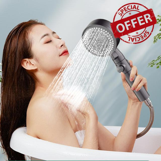 Shower Head - High Pressure Handheld Showerhead with on off Switches