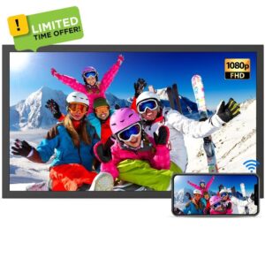 Large Digital Photo Frame Smart-Digital-Picture-Frame - 21.5 inch WiFi Frames FHD IPS No Touchscreen