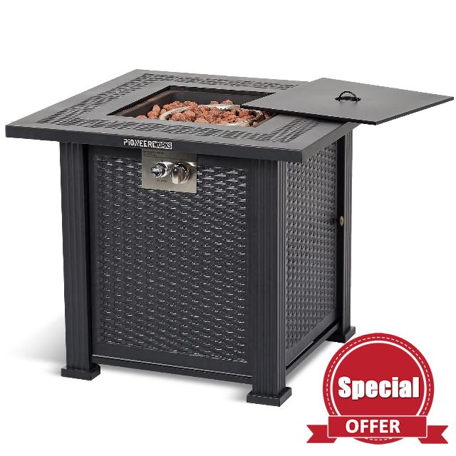 28" Propane Fire Pit Table